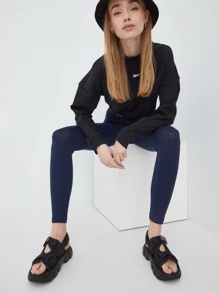 Μπλούζα Reebok μαύρο
