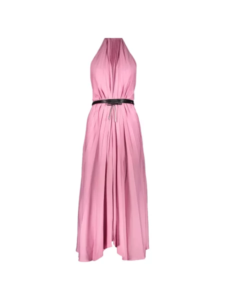 Cu centură rochie midi Ellery roz