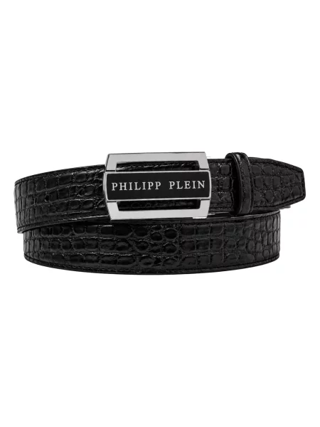 Pasek Philipp Plein z paskiem czarny