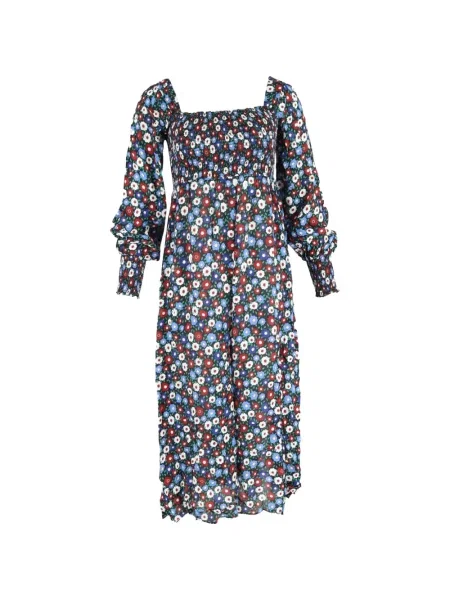 Rochie midi Rixo până la genunchi de costum albastru