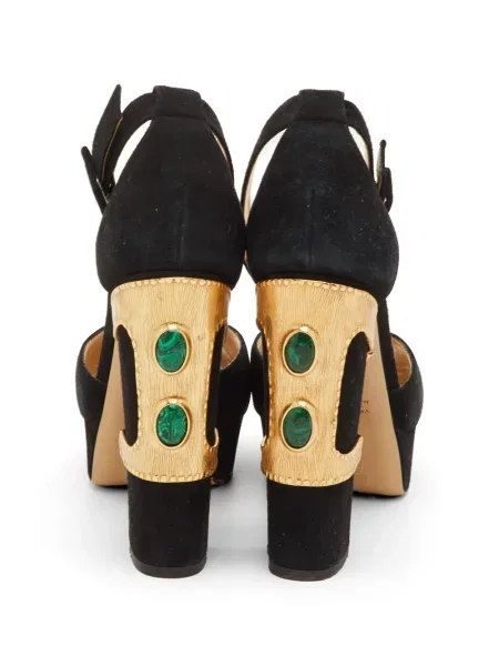 Dirželis sandalai Charlotte Olympia juoda