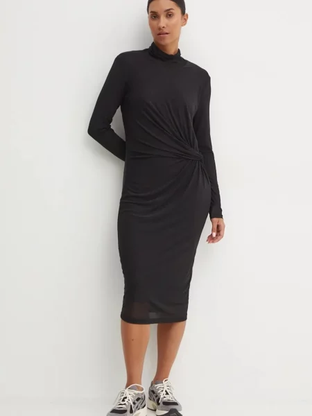 Sportalm rochie midi mulata negru