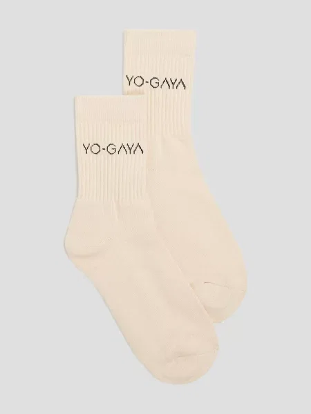 YO-GAYA Športové ponožky Socks' béžová