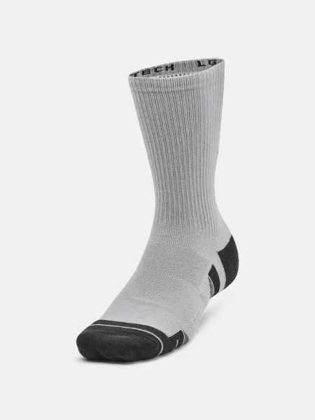Κάλτσες Under Armour Performance Tech Crew Gray XL γκρι