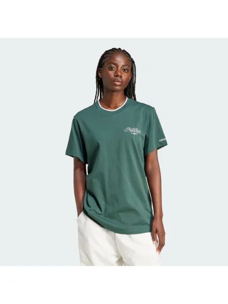 Graphic Loose T-Shirt zielona