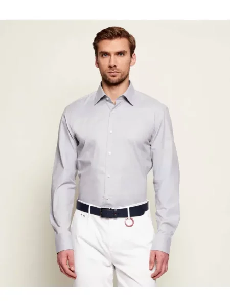 BOSS BLACK Cămașă | easy iron negru