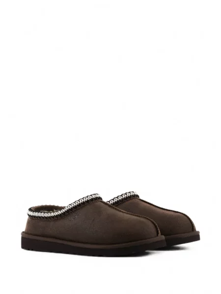 Semišové bačkory Ugg s oděrkami hnědé