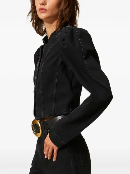 Geacă de blugi Twinset negru