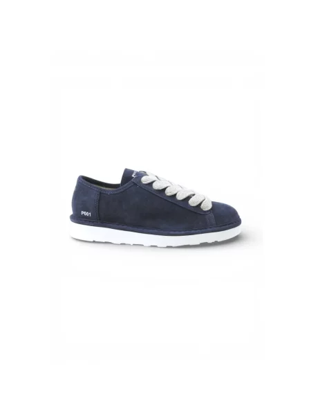 Sneakersy Panchic skórzane niebieskie