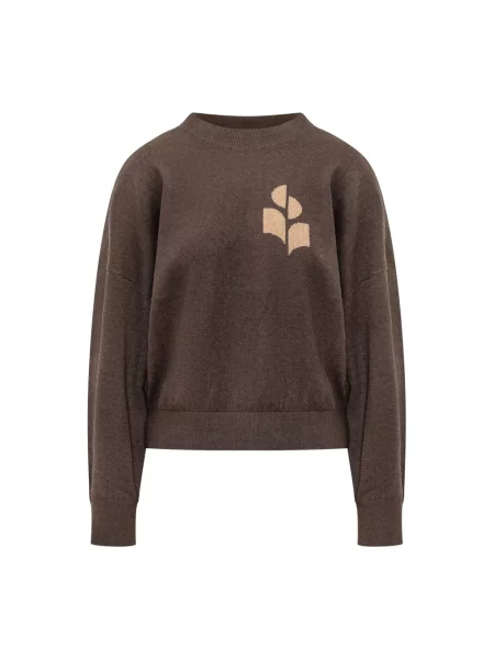 Sweter Marant Etoile brązowy