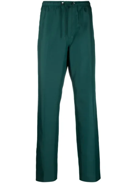 Pantaloni Lanvin cu dungi verde