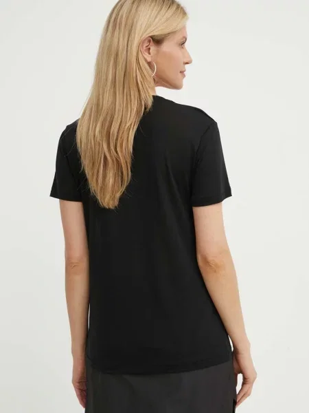 Tričko Bruuns Bazaar KatkaBB ss T-shirt černá