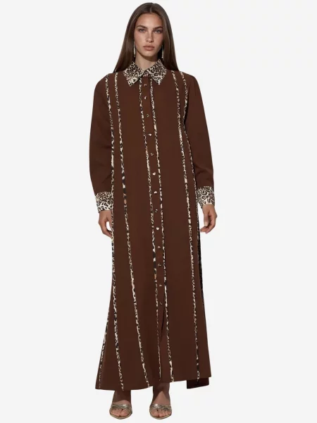MSN Collection Obleka temno rjava