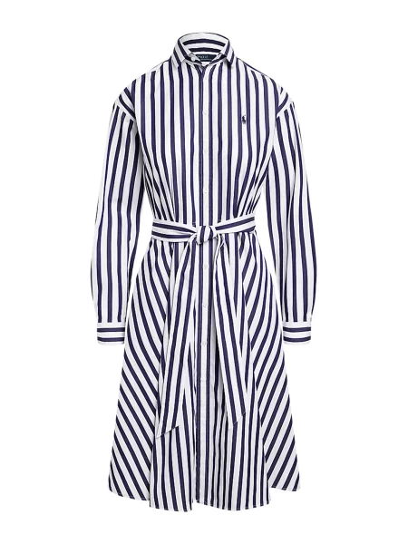 Polo Ralph Lauren Dolga srajca ELA mornarska bela