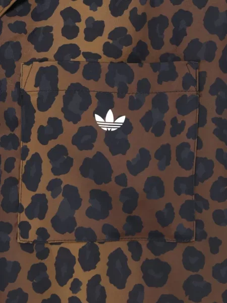Cămașă Adidas cu imagine cu model leopard maro