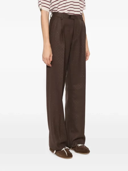 Pantaloni Sandro maro