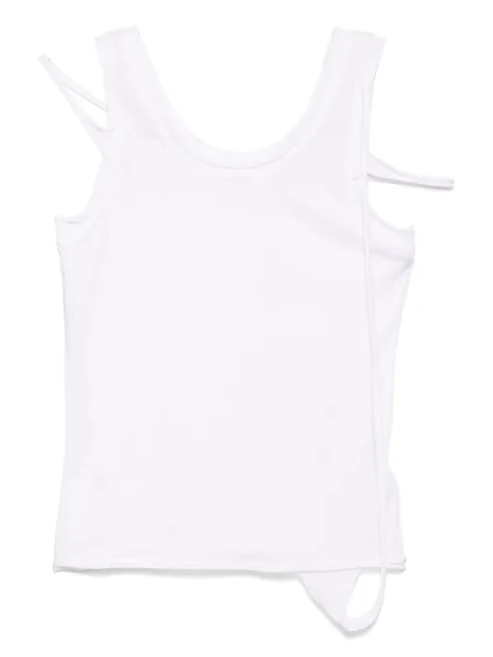 Podkoszulka Helmut Lang na ramiączkach biała