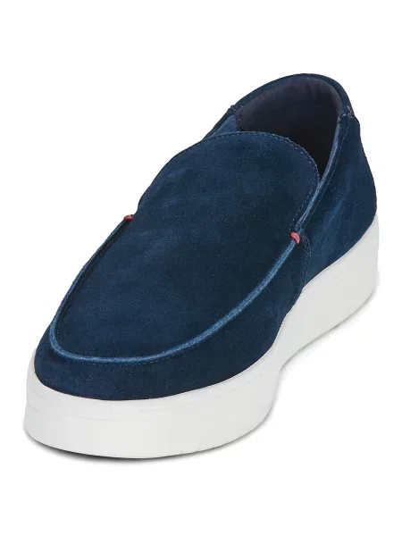 Pantofi loafer Tommy Hilfiger din piele de căprioară albastru