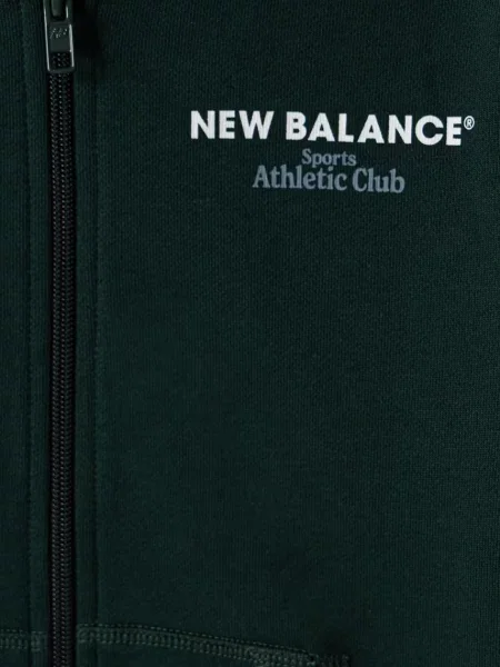 New Balance melegítőfelső kapucnival gyerek zöld