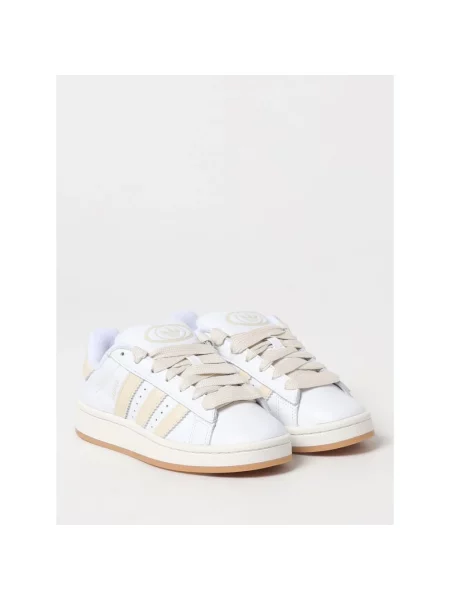 Sneakersy Adidas Campus skórzane beżowe
