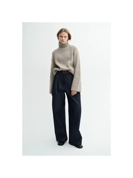 Sweter Mark Kenly Domino Tan wełniany beżowy