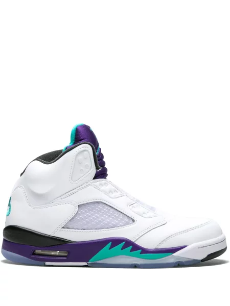 Sneakerși Jordan 5 Retro retro alb