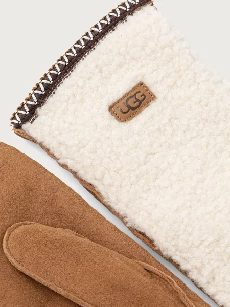 UGG mănuși fără degete pentru femei alb