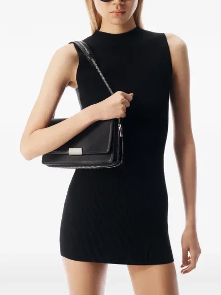 Rochie mini Alexander Wang tricotate negru