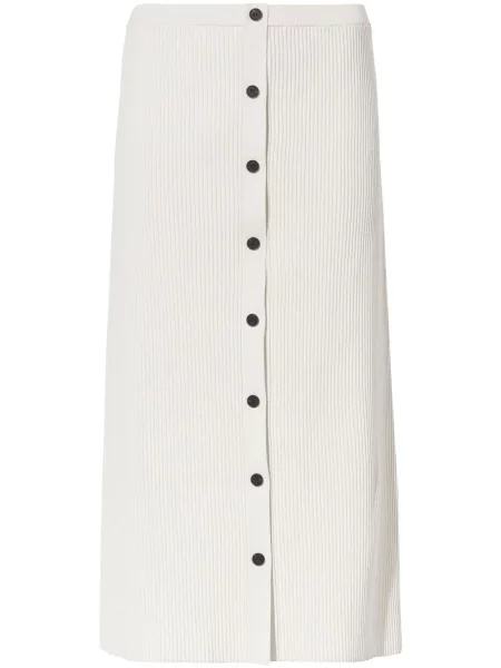Fustă Proenza Schouler White Label tricotate alb