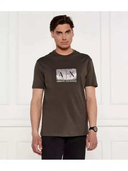 Armani Exchange Póló zöld