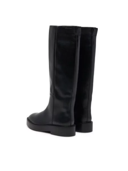 Kozačky Calvin Klein Conc Welt High Boot Lth černá