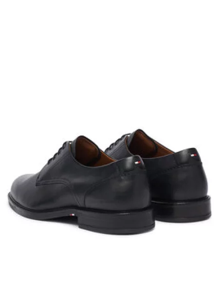 Cipele Tommy Hilfiger Corporate Dressy Lth crna