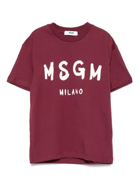 Koszulka dziecięca Msgm czerwona