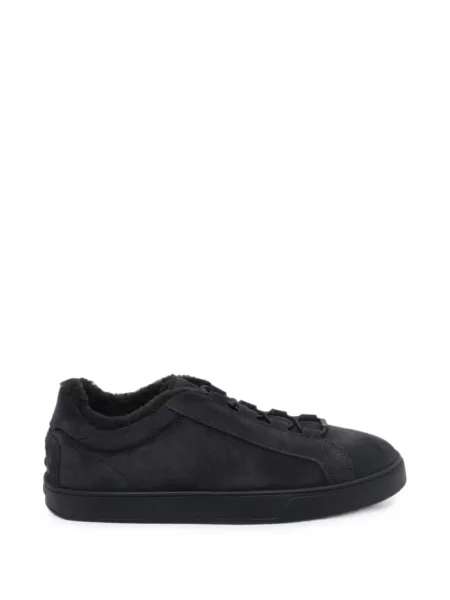 Sneakerși Tod's din piele de căprioară negru