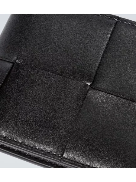 Portofel Bottega Veneta din piele negru