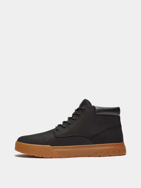Ботинки Timberland из нубука черные