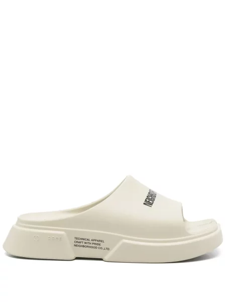 Pantofle Neighborhood s potiskem šedé