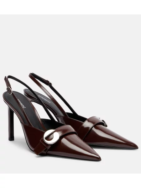 Curea Coperni din piele maro