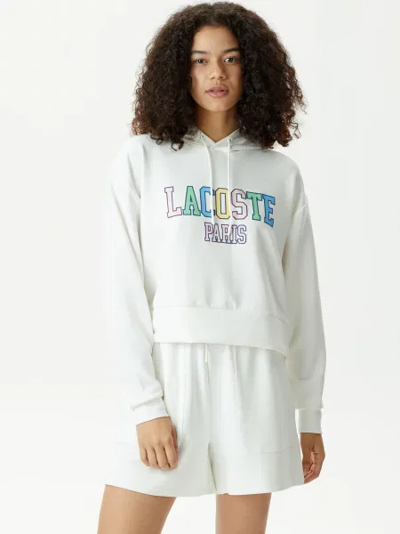 Худі Lacoste модал білий