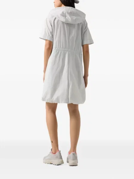 Rochie mini Bogner Fire+ice cu glugă gri