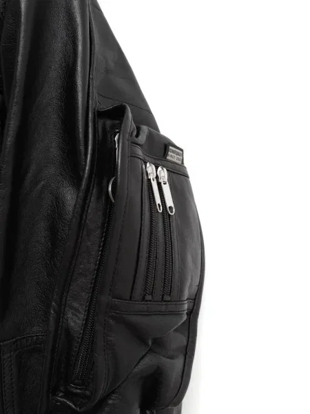 Geanta de piele Martine Rose negru