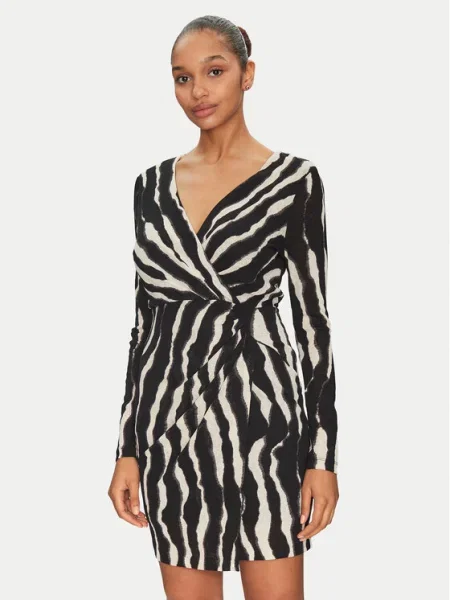 Рокля Morgan RIBLO.F къса със стандартна кройка RIBLO.F черно