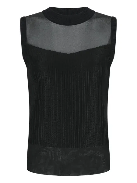 Podkoszulka Shanghai Tang z siateczką czarna