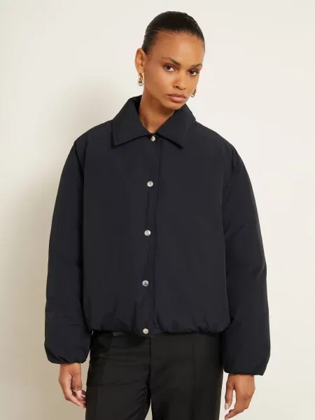 Jil Sander Péřová Bunda černá