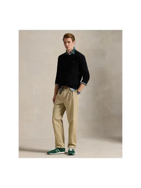 Sweter Ralph Lauren z długim rękawem czarny