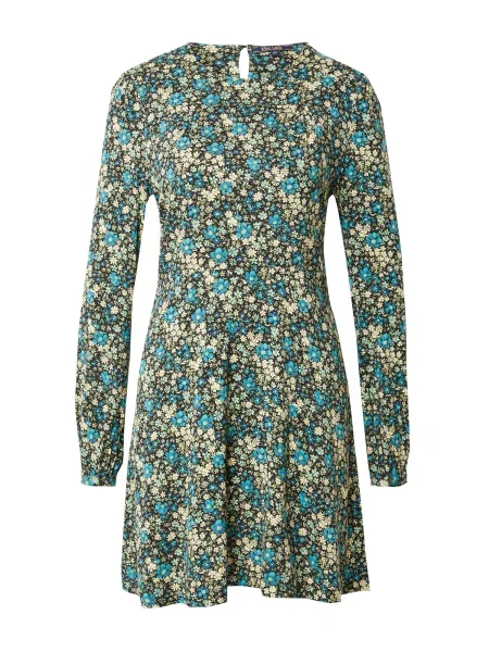 King Louie Rochie Polly La Sarre cyan / verde / negru alb