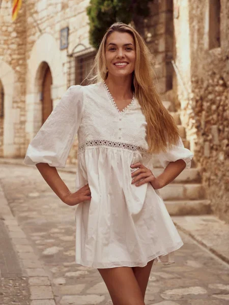 Gepur Сукня міні Молочний
