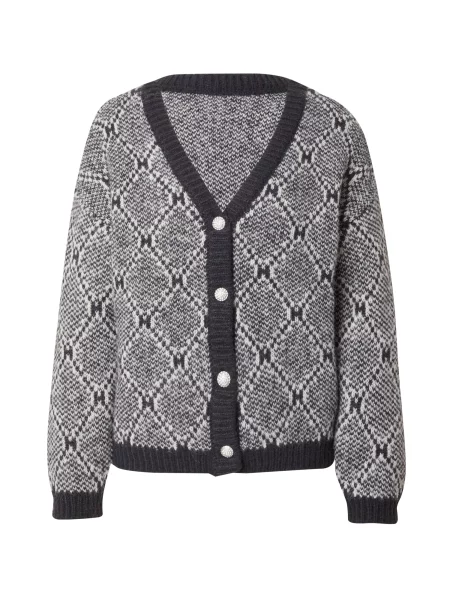 VERO MODA Geacă tricotată VMRORY metalic / deschis gri
