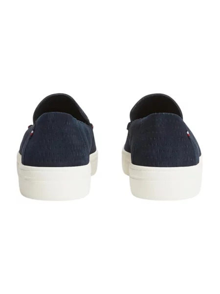 Półbuty Tommy Hilfiger zamszowe niebieskie