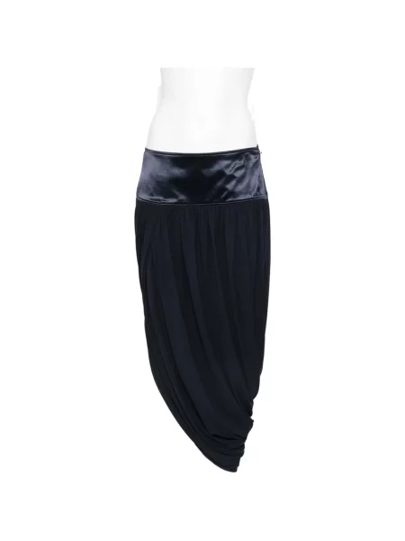Fustă Ferragamo asimetrică drapată albastru
